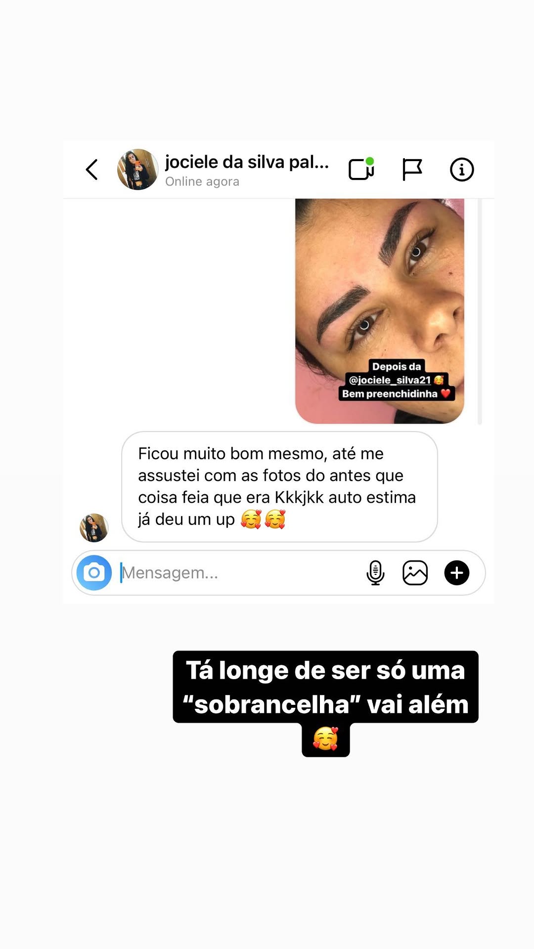Feedback real sobre melhora da autoestima após o design