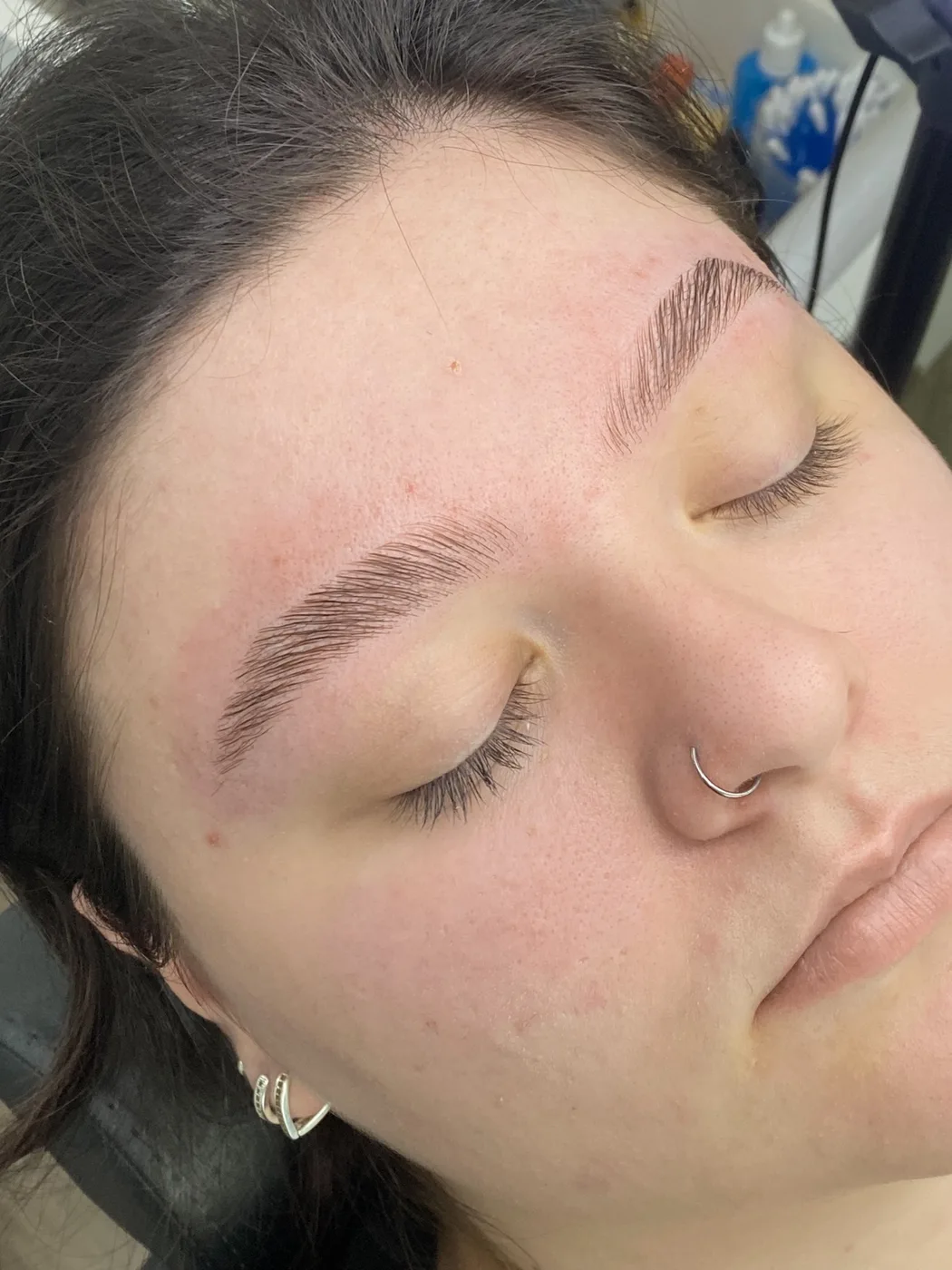 Resultado real de Brow Lamination